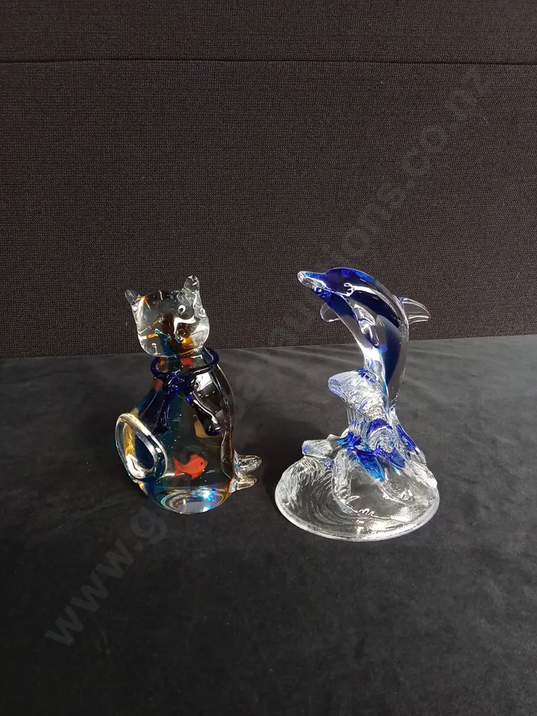 2 PIECES GLASS DECOR Image 1++