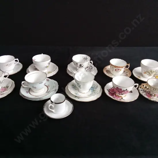 11 TEA CUP SETS
