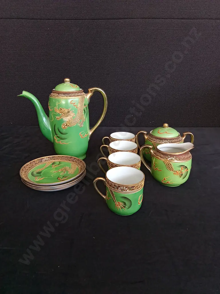 HAND PAINTED JAPANESE TEA SET Image 1++