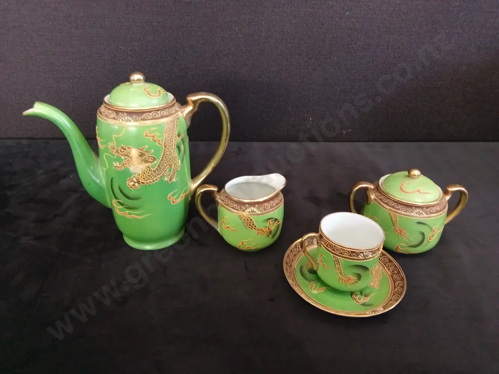 HAND PAINTED JAPANESE TEA SET Image 1++