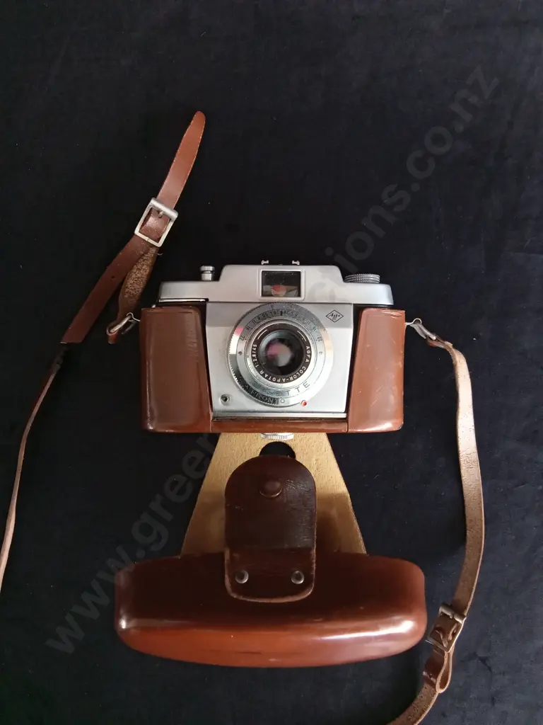 VINTAGE AFGA SILETTE PRONTO 35MM CAMERA, INCLUDES LEATHER CASE Image 1++