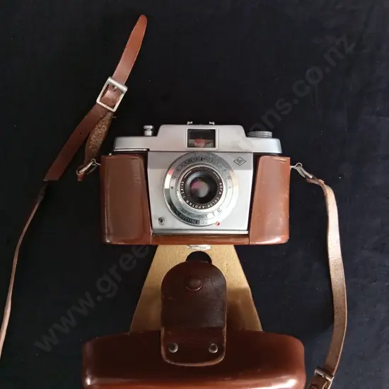 VINTAGE AFGA SILETTE PRONTO 35MM CAMERA, INCLUDES LEATHER CASE