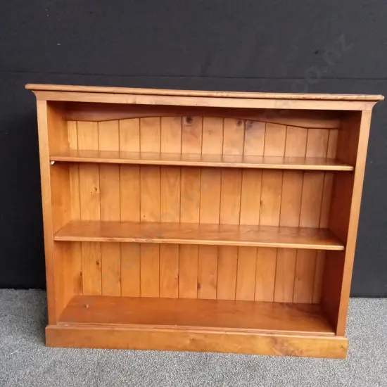 WOODEN DISPLAY CABINET L 1.2M D 27CM H 1M