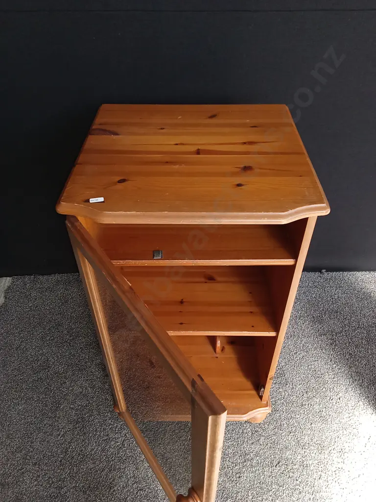 WOOD STEREO CABINET H 85CM X W 50CM X D 45CM Image 1++