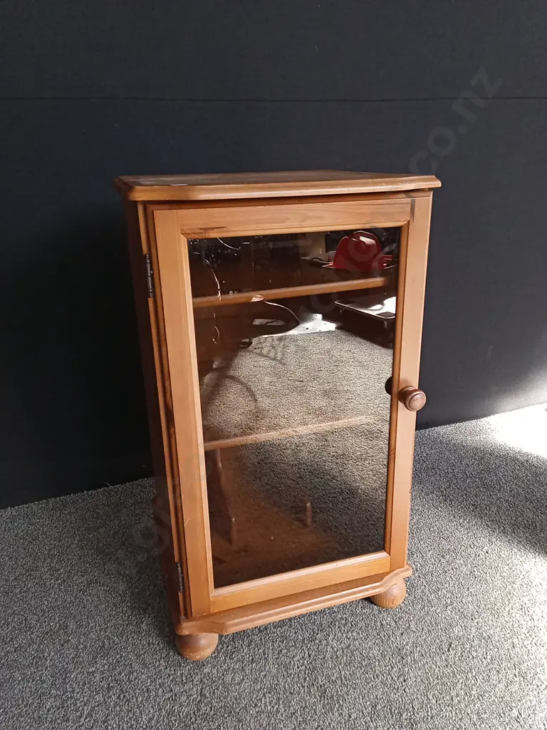 WOOD STEREO CABINET H 85CM X W 50CM X D 45CM Image 1++