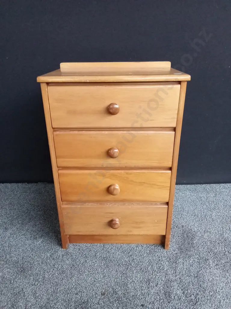 WOODEN CHEST OF DRAWERS H 75CM L 49CM D 36CM Image 1++
