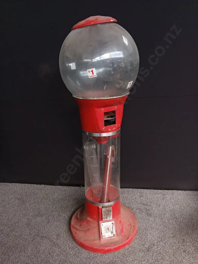 CREATIVE PRODUCTS TORNADO VENDING MACHINE 1.62M TALL RED Image 1++