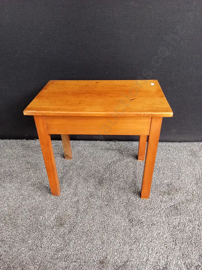 WOODEN SIDE TABLE L 53CM D 35CM H 47CM Image 1++