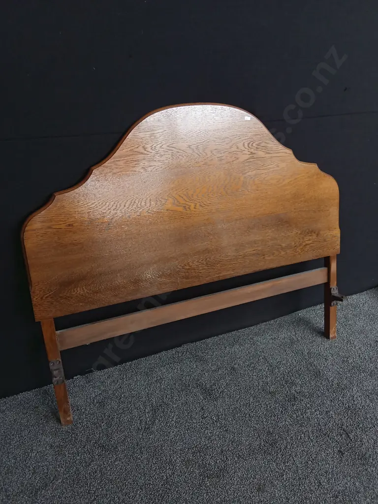VINTAGE OAK HEADBOARD L 1.4 M Image 1++