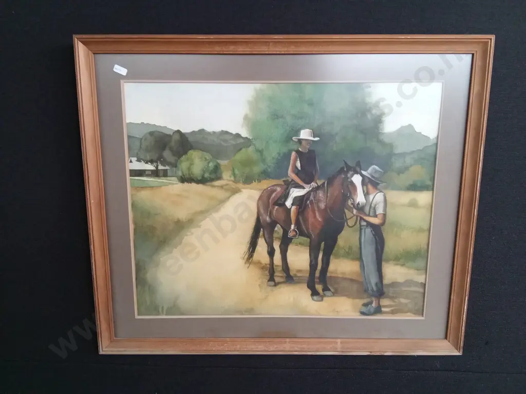 FRAMED ORIGINAL WATERCOLOUR PAINTING Image 1++