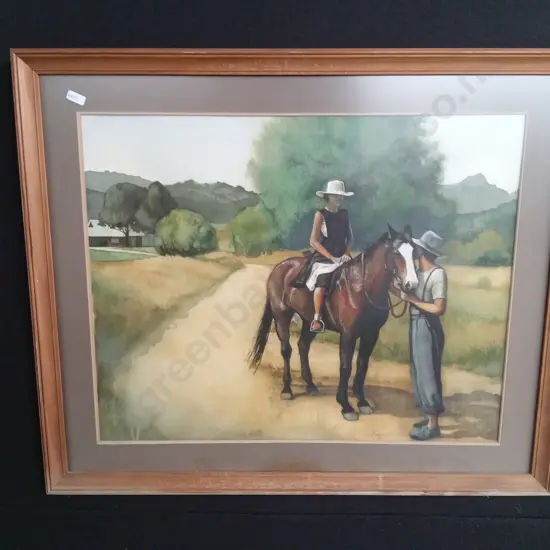 FRAMED ORIGINAL WATERCOLOUR PAINTING