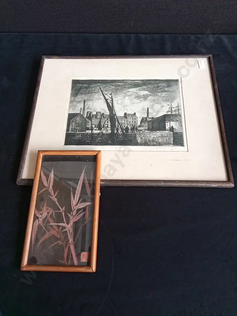 WILLIAM PETERS VANNET 1939 ETCHING AND ORIGINAL VINTAGE ARTWORK BY OLGA CORBETT Image 1++