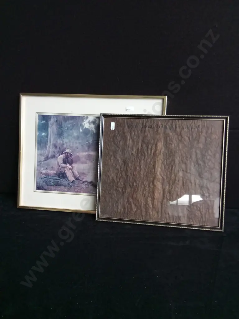 2 PIECES FRAMED PRINTS, FREDERICK MCCUBBIN PRINT AND MAGNA CARTA Image 1++