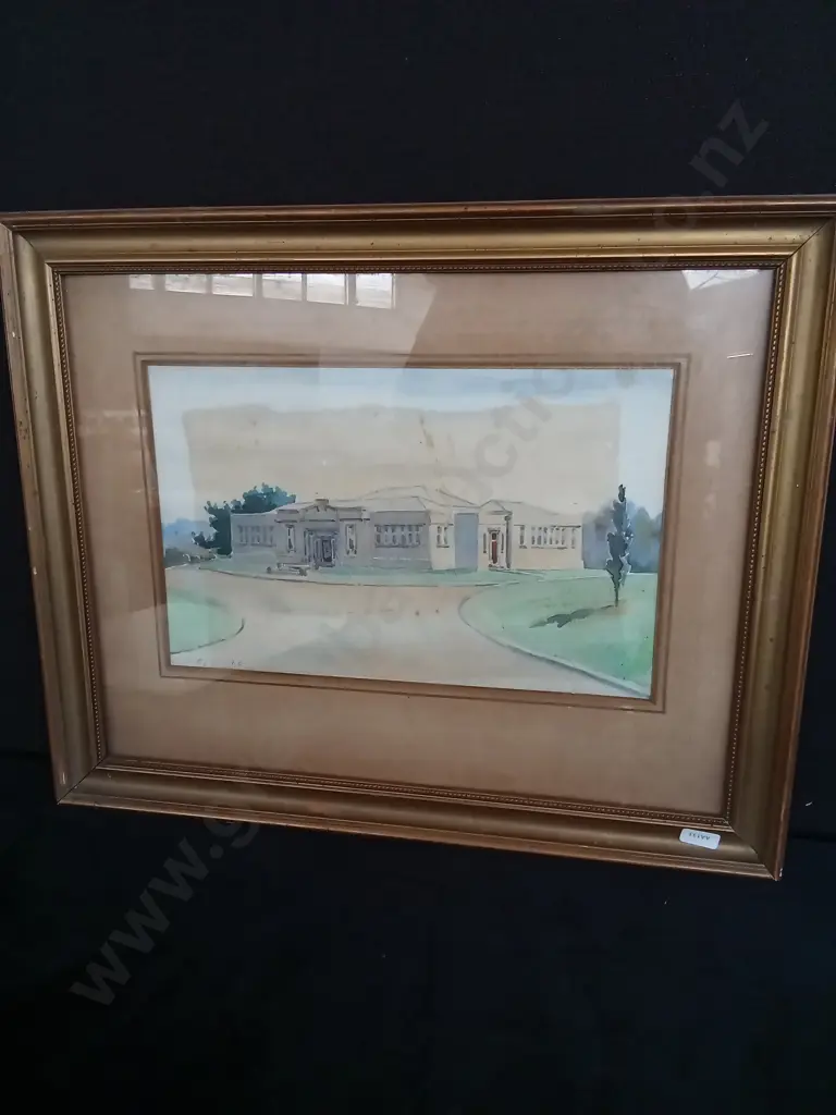 2 PIECES PRINT AND FRAMED PAINTING Image 1++