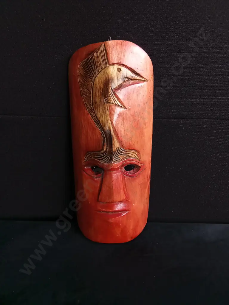 HANDCRAFTED DECORATIVE WOODEN MASK Image 1++
