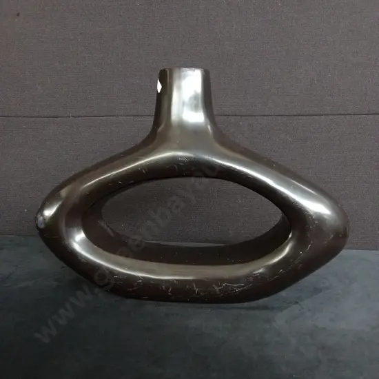 DECORATIVE SCULPTURAL VASE H 38CM