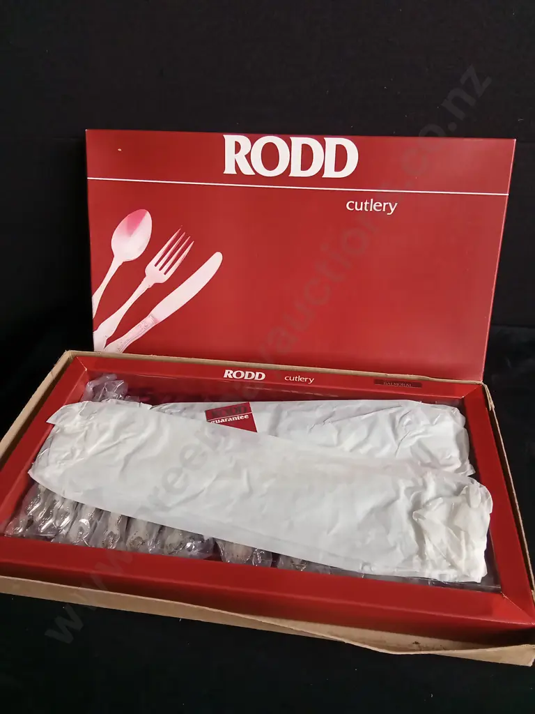 BRAND NEW RODD SILVER PLATED CUTLERY SET BALMORAL PATTERN Image 1++
