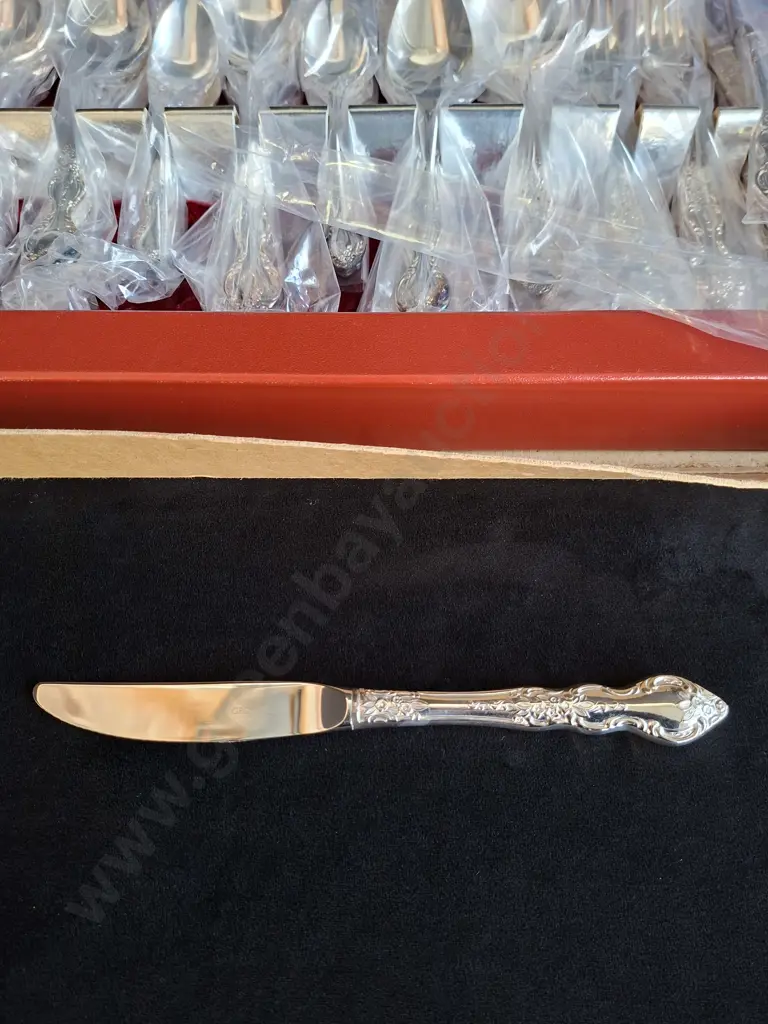 BRAND NEW RODD SILVER PLATED CUTLERY SET BALMORAL PATTERN Image 1++