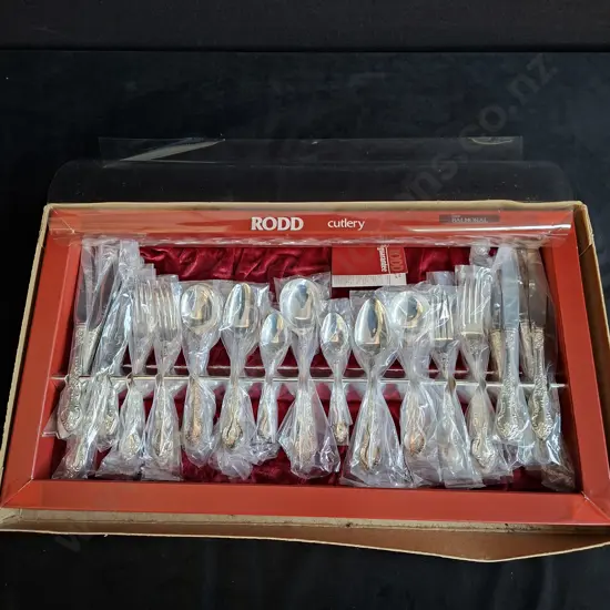 BRAND NEW RODD SILVER PLATED CUTLERY SET BALMORAL PATTERN