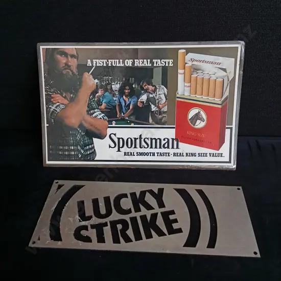 TOBACCO BRANDS MEMORABILIA