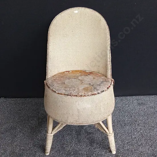 VINTAGE LLOYD LOOM STYLE CHAIR