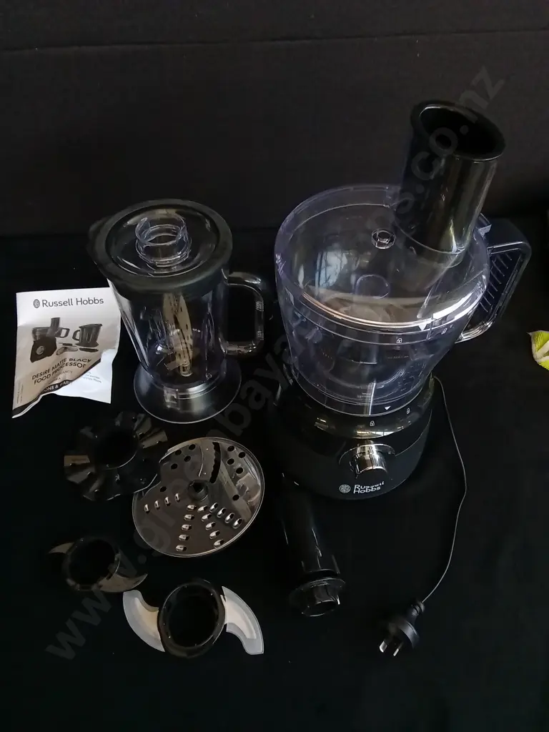 RUSSELL HOBBS FOOD PROCESSOR SET UNTESTED Image 1++