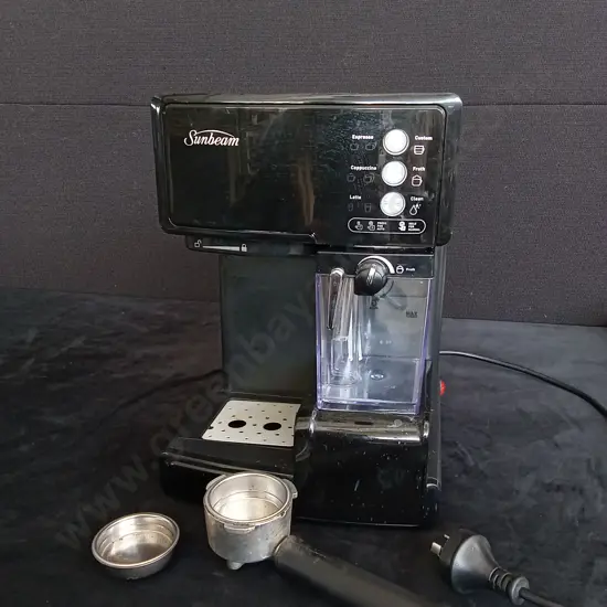 SUNBEAM COFFEE MACHINE WORKING