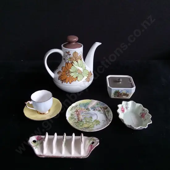 7 PIECES MISCELLANEOUS MIX OF DISHES