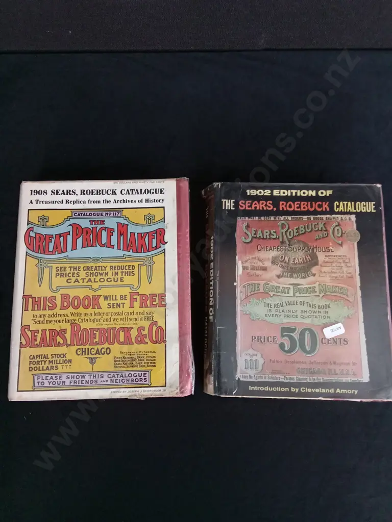 2 PIECES SEARS ROEBUCK BOOKS Image 1++