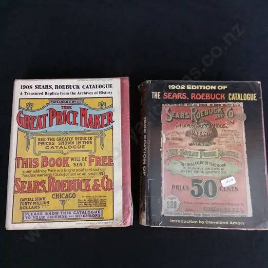 2 PIECES SEARS ROEBUCK BOOKS