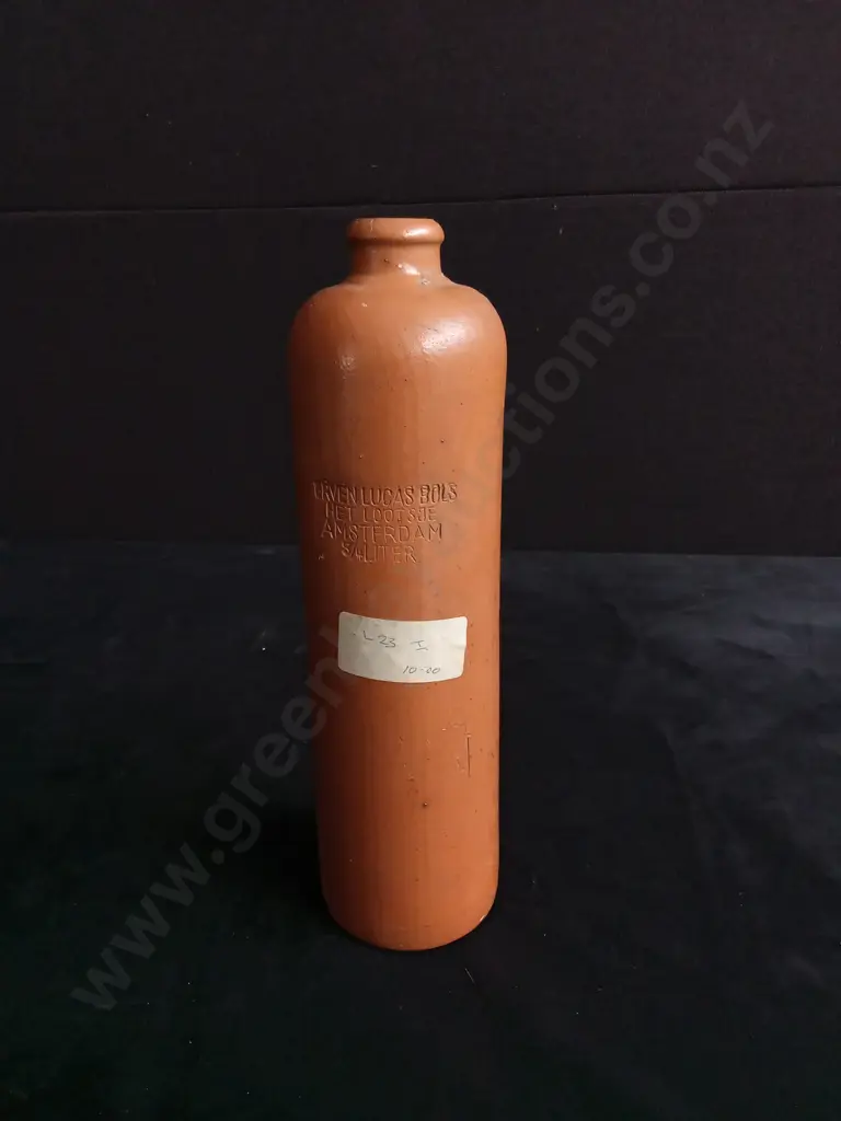 VINTAGE ERVEN LUCAS BOLD STONEWARE LIQUOR BOTTLE Image 1++