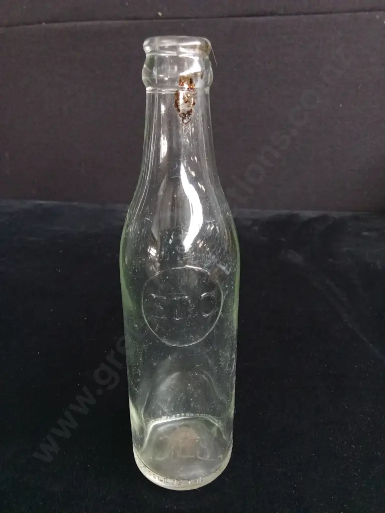 10 PIECES CLEAR GLASS BOTTLES Image 1++