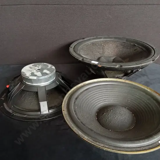 3 PIECES VINTAGE AUDIO SPEAKER DRIVERS