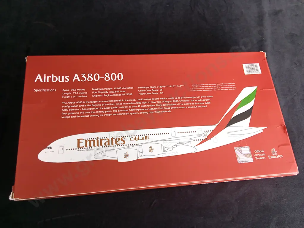 EMIRATES AIRBUS A380-800 MODEL Image 1++