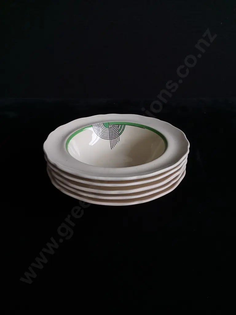 5 PIECES ROYAL DOULTON TANGO PORCELAIN BOWLS Image 1++