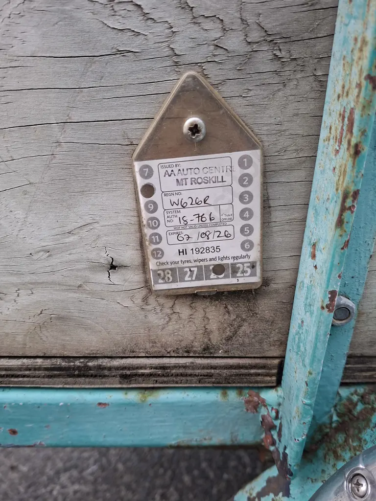 SINGLE AXLE DOMESTIC TRAILER REGISTRATION W626R TO 10/7/2026 WOF TO 2/8/26 ON GOODRIDE RADIAL 13 INCH LIGHT TRUCK TYRES Image 1++