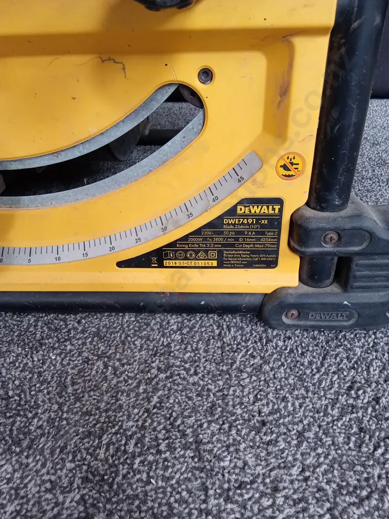 DEWALT DWE7491 TABLE SAW 254MM Image 1++