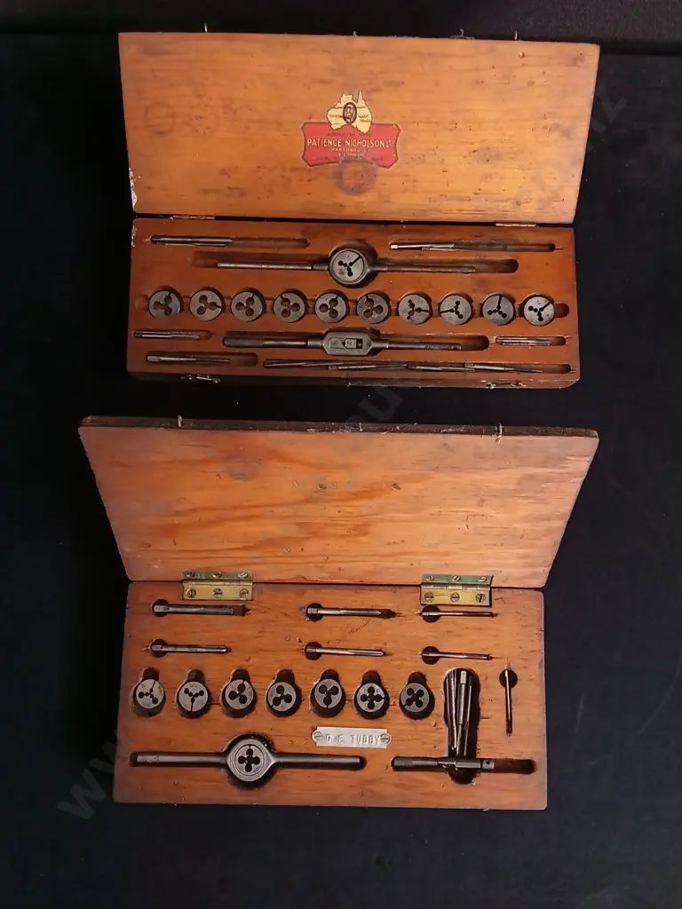 VINTAGE TAP AND DIE SETS Image 1++