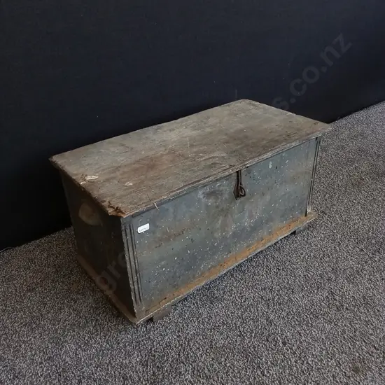 WOODEN TOOL CHEST H 30CM X 60CM W X D 27CM