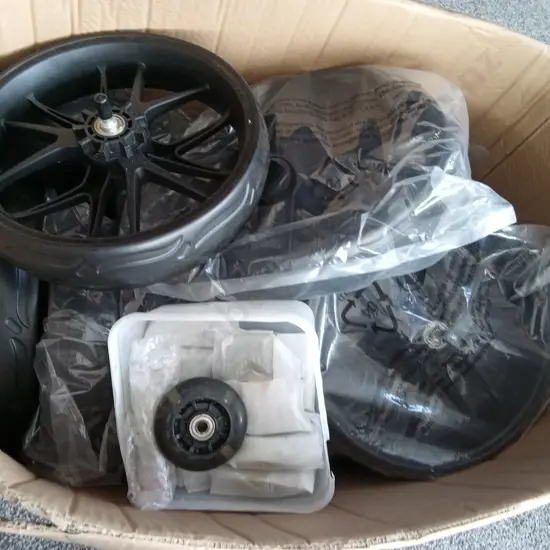 BOX OF WHEELS