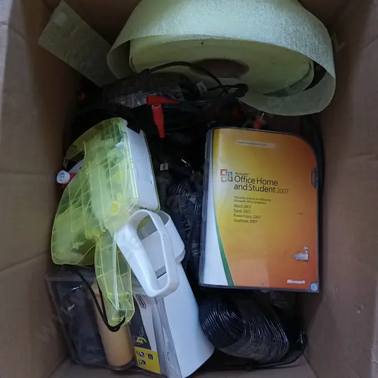 MISCELLANEOUS BOX OF ITEMS