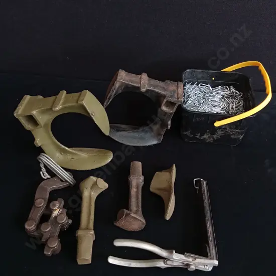 COLLECTION OF HEAVY DUTY VINTAGE TOOLS