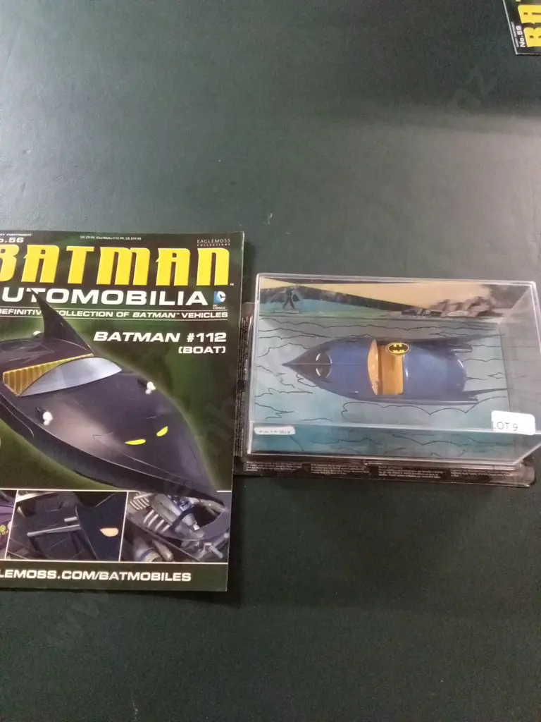 EAGLEMOSS BATMAN BOAT #112 DIECAST MODEL 1:43 PACKAGED PLUS CORRESPONDING MAGAZINE Image 1++