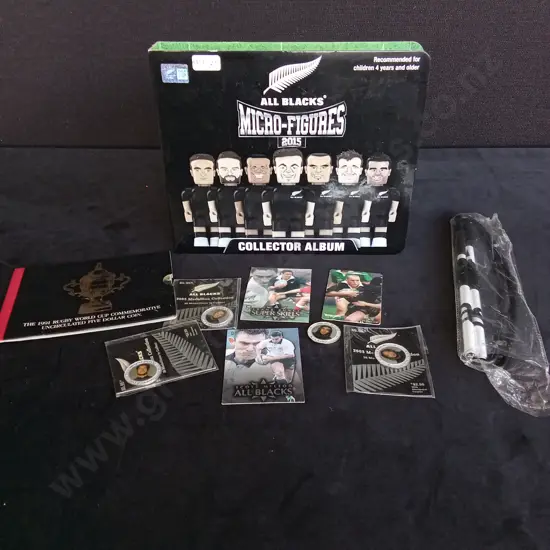 10 VINTAGE ALL BLACKS ITEMS