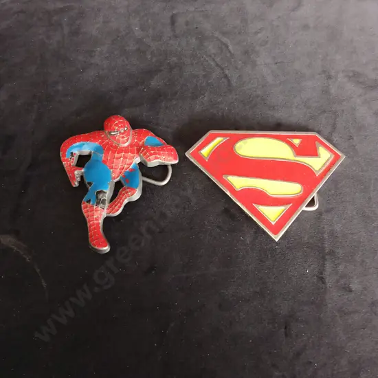 2 VINTAGE BELT BUCKLES