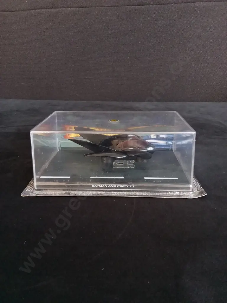 EAGLEMOSS BATMAN AUTOMOBILIA BATMOBILE #1 DIECAST MODEL 1:43 PACKAGED Image 1++
