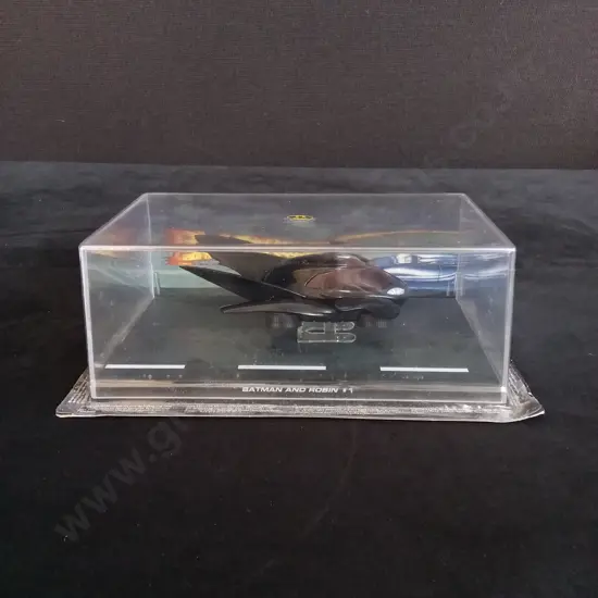 EAGLEMOSS BATMAN AUTOMOBILIA BATMOBILE #1 DIECAST MODEL 1:43 PACKAGED