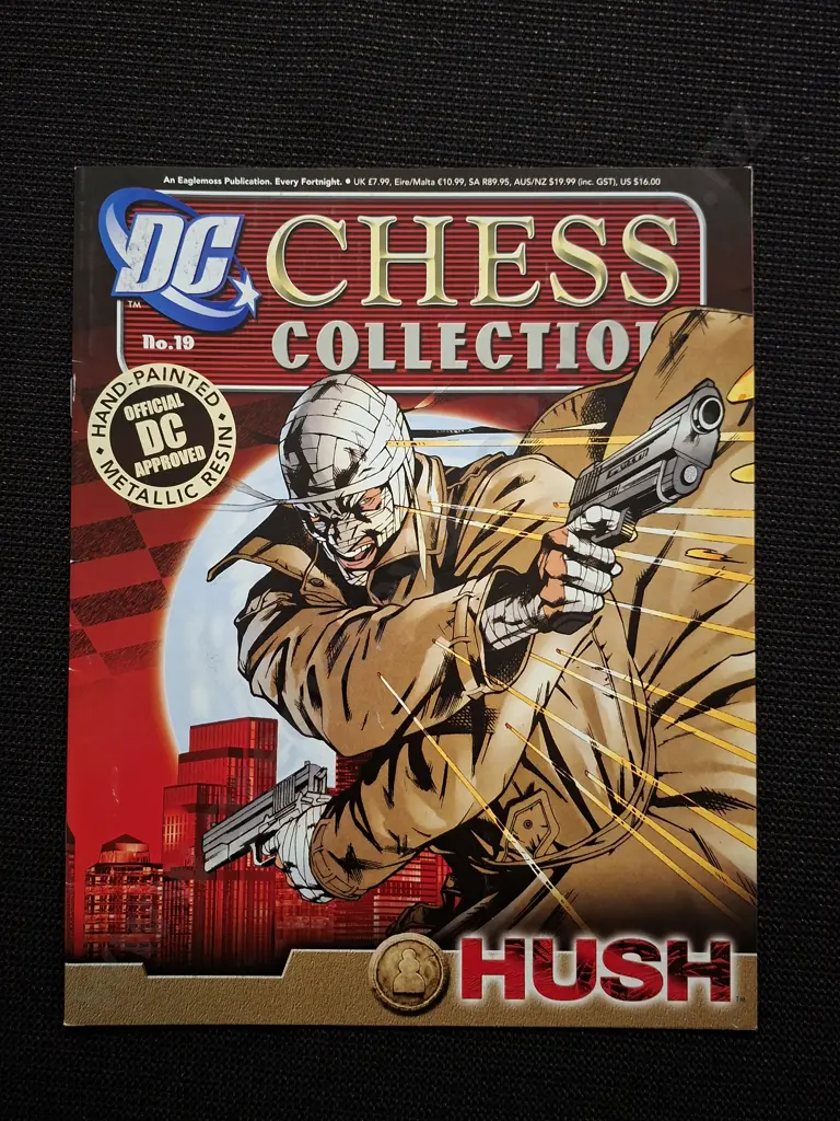 EAGLEMOSS DC CHESS COLLECTION HUSH SILENCE PIECE PLUS CORRESPONDING BOOKLET Image 1++