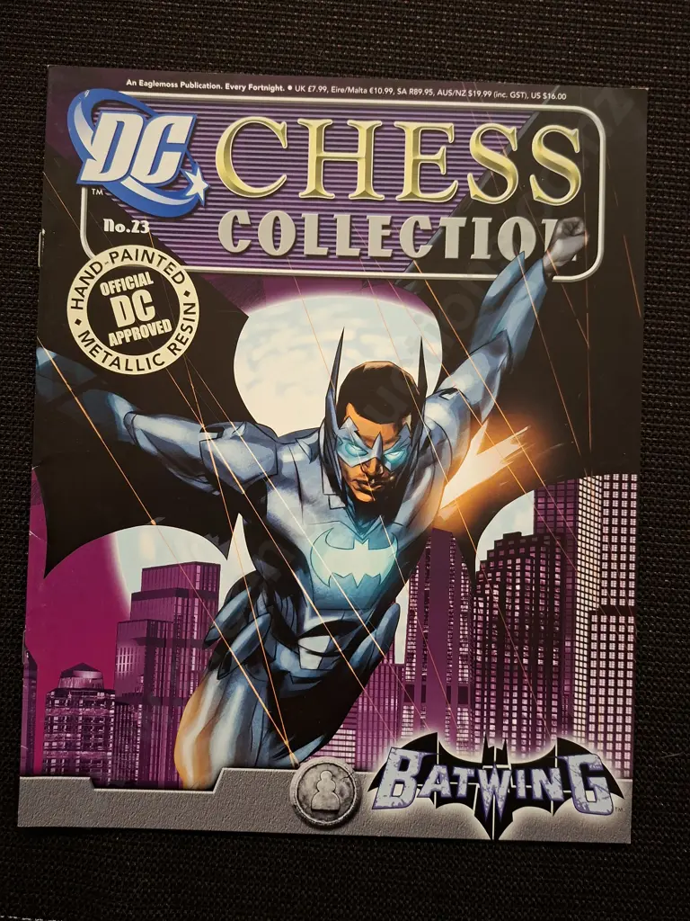 EAGLEMOSS DC CHESS COLLECTION BATWING PIECE PLUS CORRESPONDING BOOKLET Image 1++