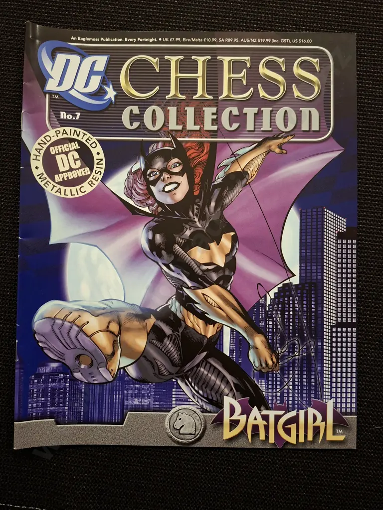 EAGLEMOSS DC CHESS COLLECTION BATGIRL PIECE PLUS CORRESPONDING BOOKLET Image 1++